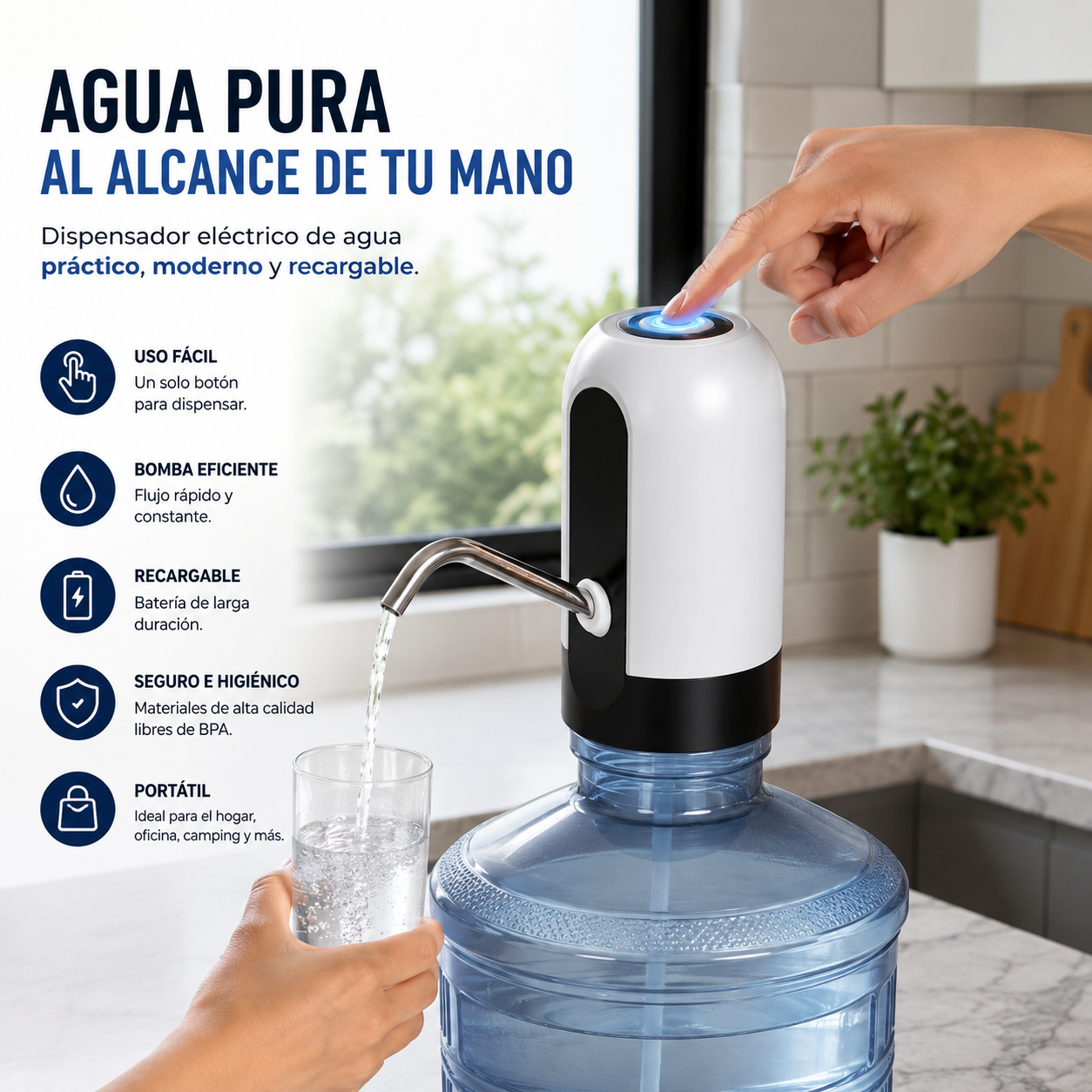 Dispensador de agua eléctrico