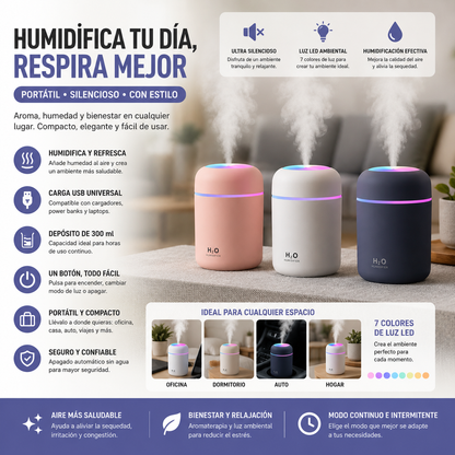 Humidificador LED
