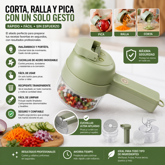 Cortador de fruta y verdura automático